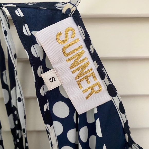 Blue Polkadot Sunner Romper - Picture 3 of 3